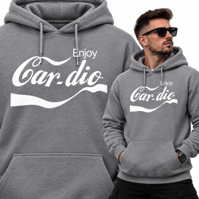 BLUZA Z KAPTUREM NA SIŁOWNIĘ ENJOYCARDIO